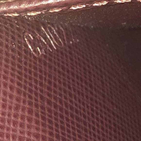 LOUIS VUITTON Mini Lin Red Agenda Binder Passport Holder Credit Card Wallet AUTH - Picture 10 of 17